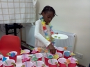 Making the cocktails
