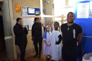 Stage door team talk